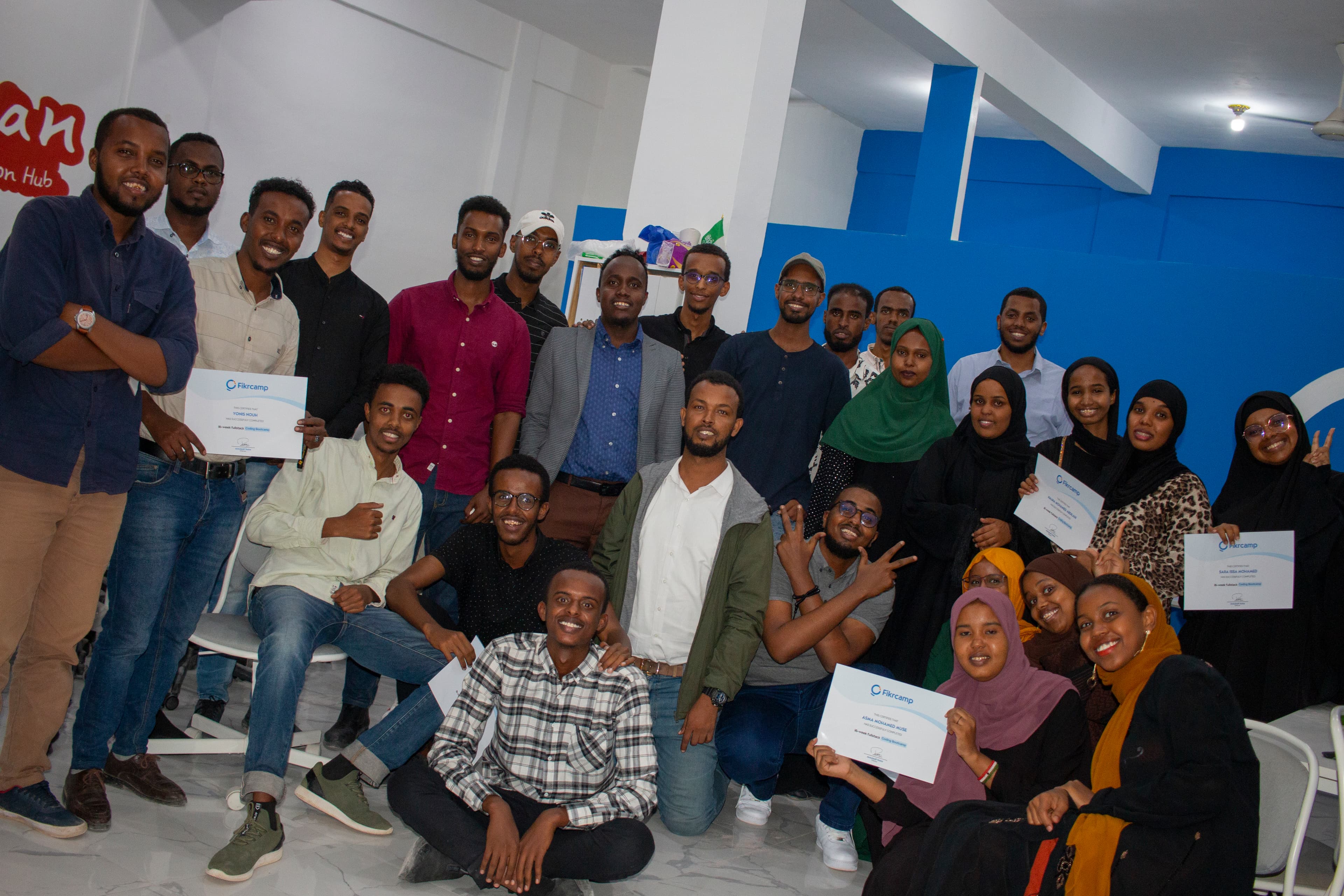 Fikrcamp students collaborating